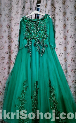 Teal Green Gown
